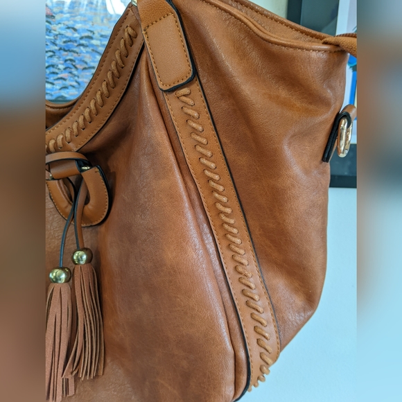 Brown Faux Leather Purse - Picture 5 of 16